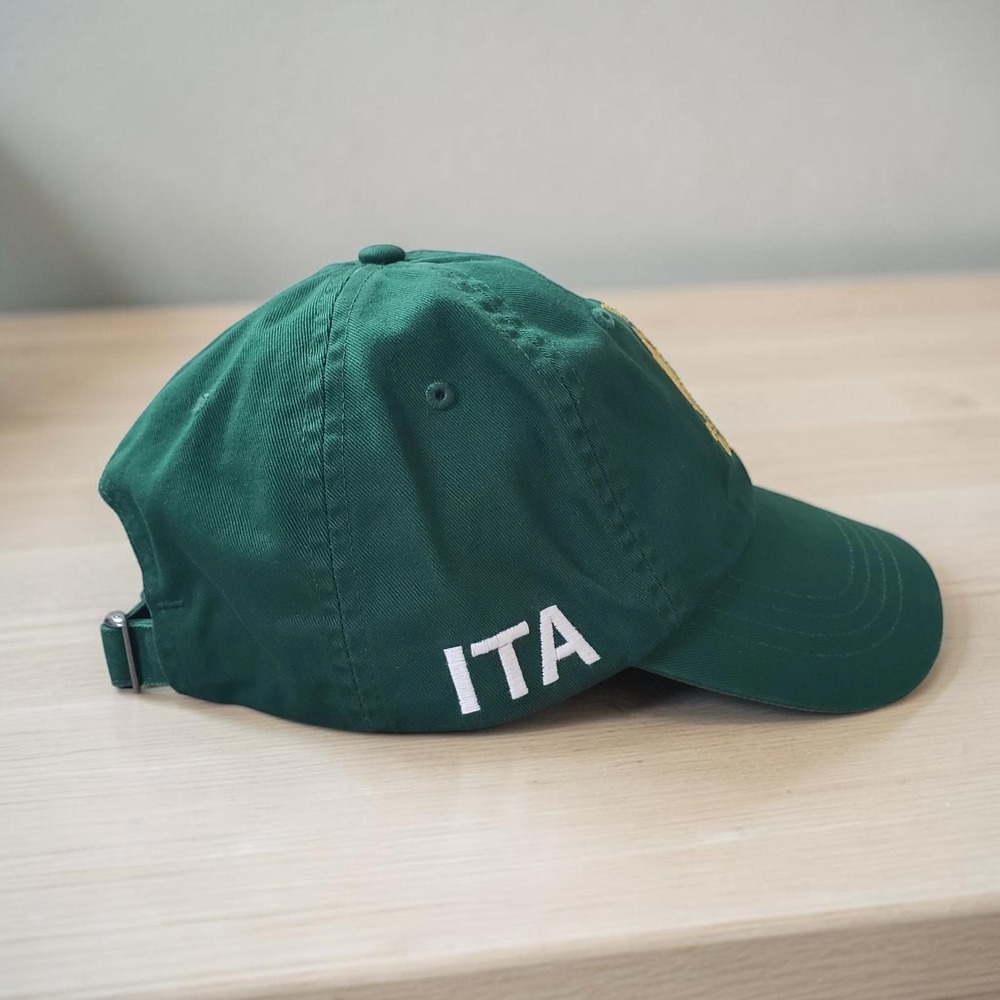 Polo Ralph Lauren Italy Crest 2026 Soccer Football Green Strapback Cap Hat NWT - Picture 5 of 6